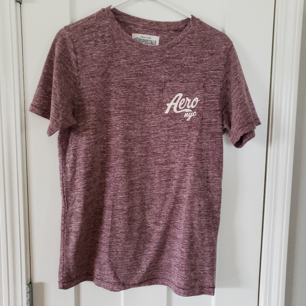 Aeropostale Purple Short Sleeve Tee